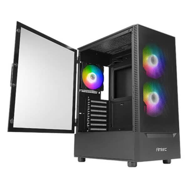 ⁦מארז מחשב ללא ספק Antec NX410 ATX Case - צבע שחור⁩ – תמונה ⁦3⁩