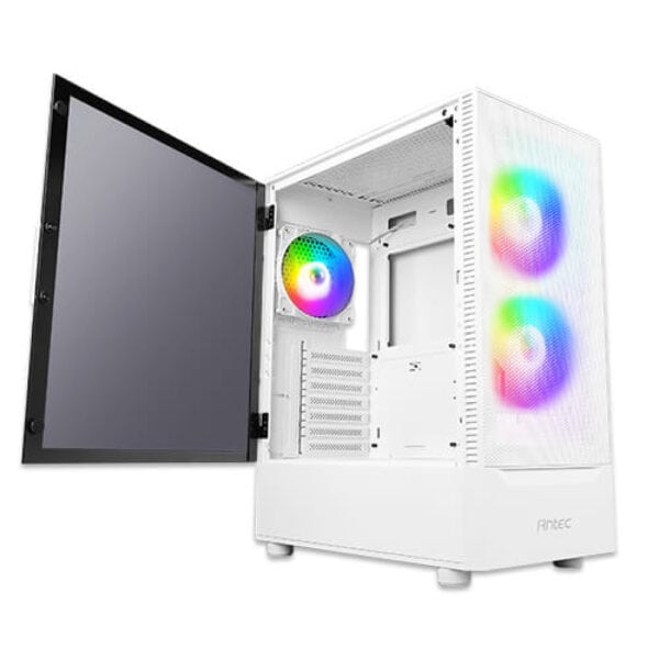 ⁦מארז מחשב ללא ספק Antec NX410 ATX Case - צבע לבן⁩ – תמונה ⁦5⁩