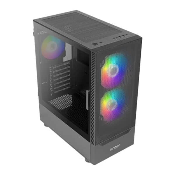 ⁦מארז מחשב ללא ספק Antec NX410 ATX Case - צבע שחור⁩ – תמונה ⁦2⁩